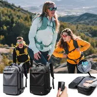 Men Travel Backpack vacuum compression Laptop Backpack Extended Large Capacity school Backpack Hiking Business backpack 2