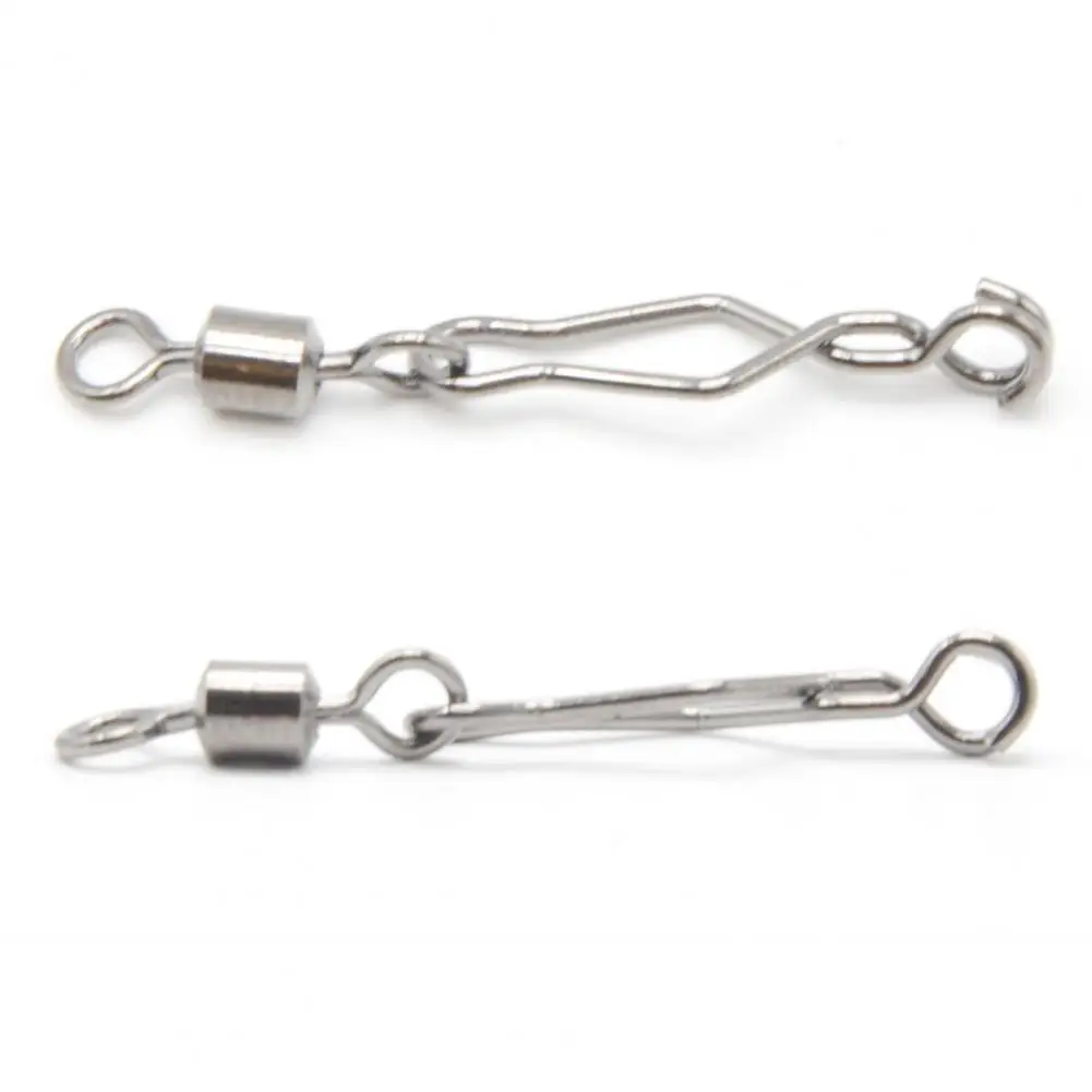 

Easy to Carry High Speed Easy Installation Eight-ring Fishing Snap Connector Stainless Steel Fishing Swivel Outdoor Fishing