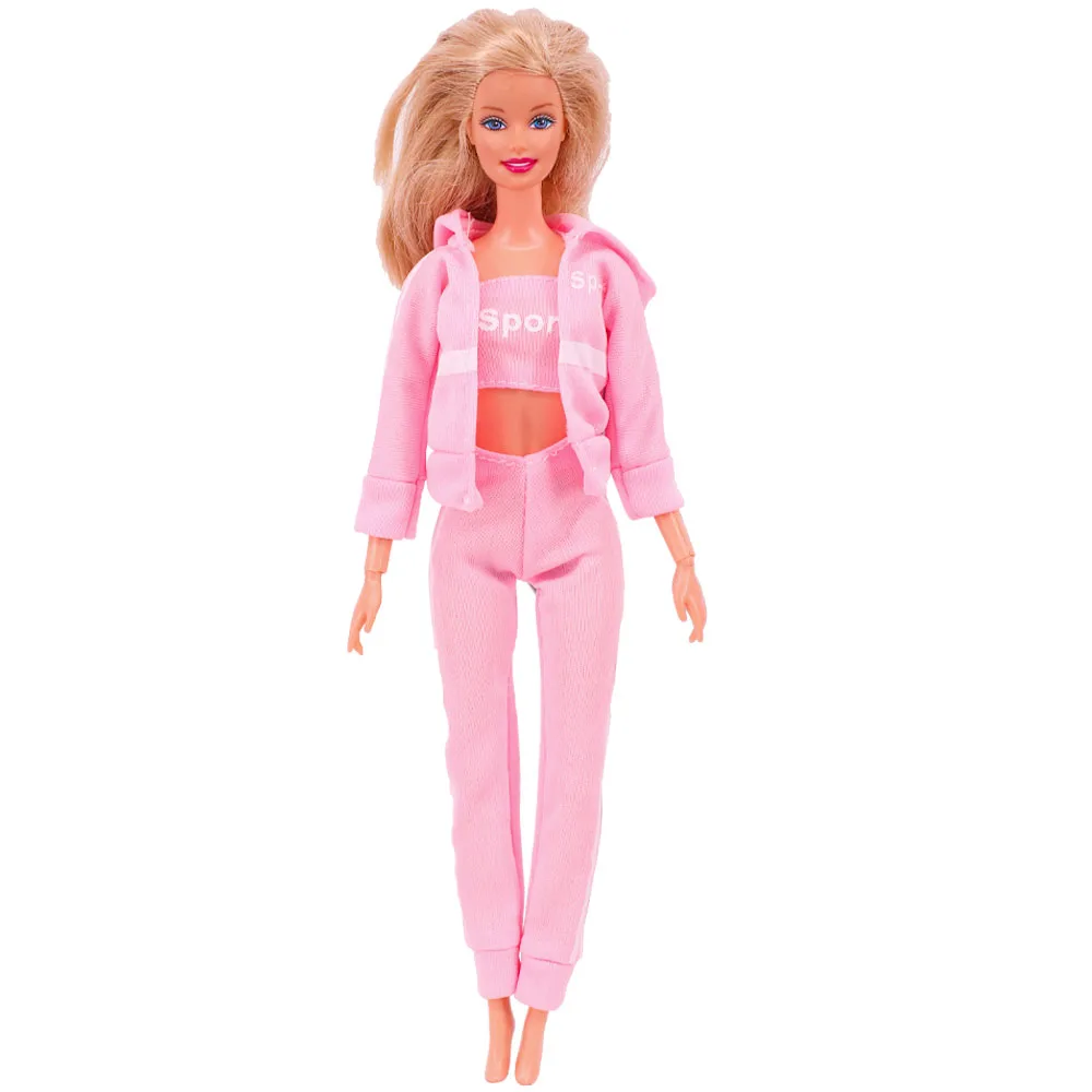 Multiple Styles Pink bjd Doll Clothes,Fashion Coat,Pants,Dress, For 11.8 Inch Barbis Doll Accesories Toys,Miniature Item 5