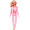 Multiple Styles Pink bjd Doll Clothes,Fashion Coat,Pants,Dress, For 11.8 Inch Barbis Doll Accesories Toys,Miniature Item 5
