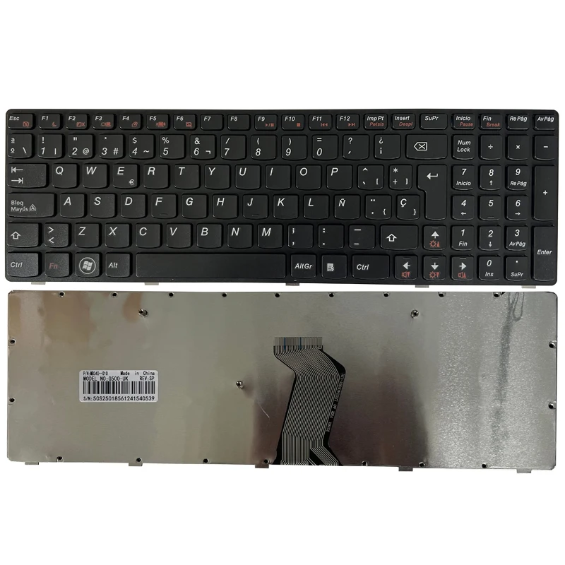 Новая испанская клавиатура для ноутбука Lenovo G500 G505 G500A G505A G510 G700 G700A G710 G710A G500AM G700AT