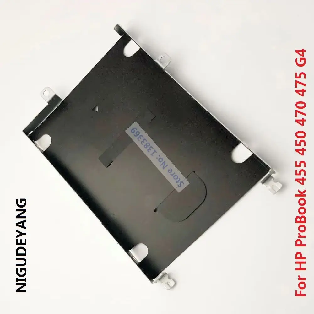 HP ProBook 455 450 470 475 G4용 2.5 SATA HDD SSD 하드 드라이브 브래킷 캐디 프레임 트레이 어댑터 (G1 G2 G3 G5 G6에는 호환되지 않음)