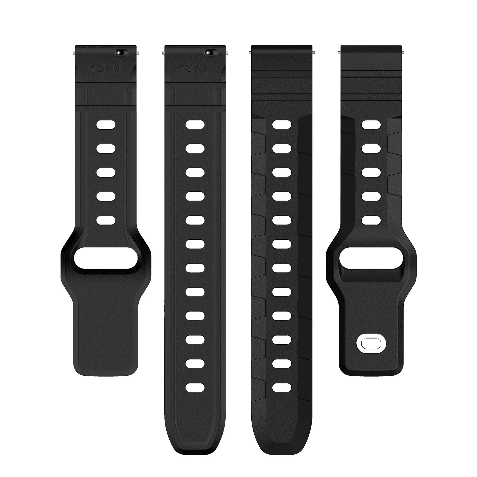 Silicone Replacement Watch Strap - 18mm, 20mm, 22mm - Various Sizes and Styles