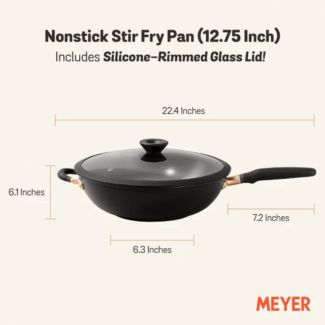 Classic Frying Pan Round 10-inch Dishwasher Safe Pan Premium Saute Pan  Nonstick Skitllet without Lid Perfect for Saute and Grill - AliExpress