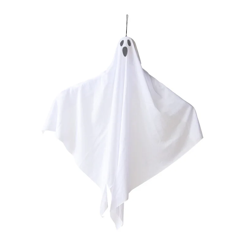 Illuminated Halloween Hanging Ghosts - Spooky Decor for Indoor and Outdoor Festivities