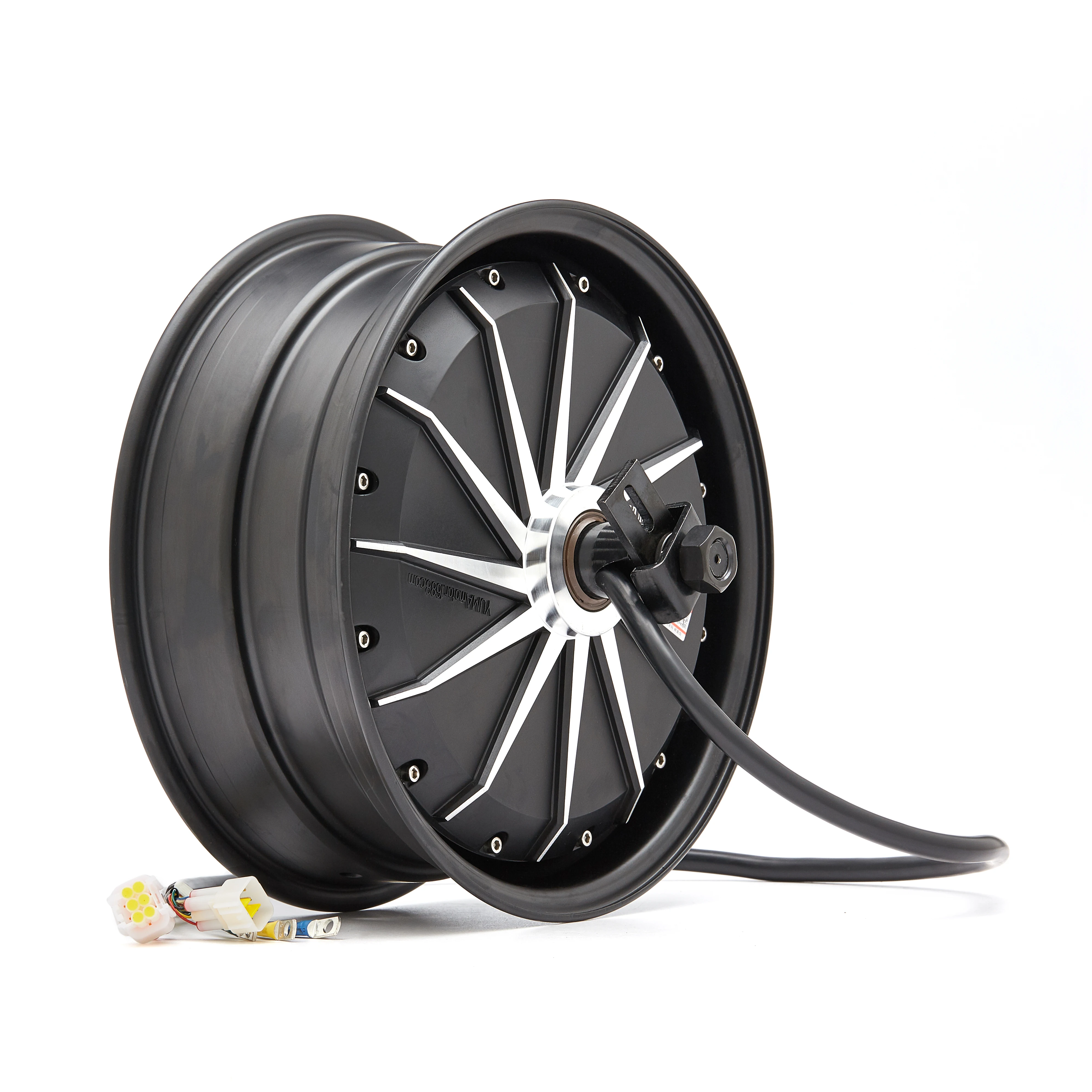 

YMMOTOR 12 Inch 1200w 72V Dc Brushless Motor Disc Break For Electric Motorcycle Motor Scooter Motor