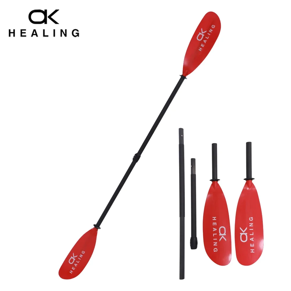 Portable 4 in 1 Kayaking Paddle Rowing Oars Stable Connection Strong Lock Fiberglass Shaft Kayak Paddles kayak paddles