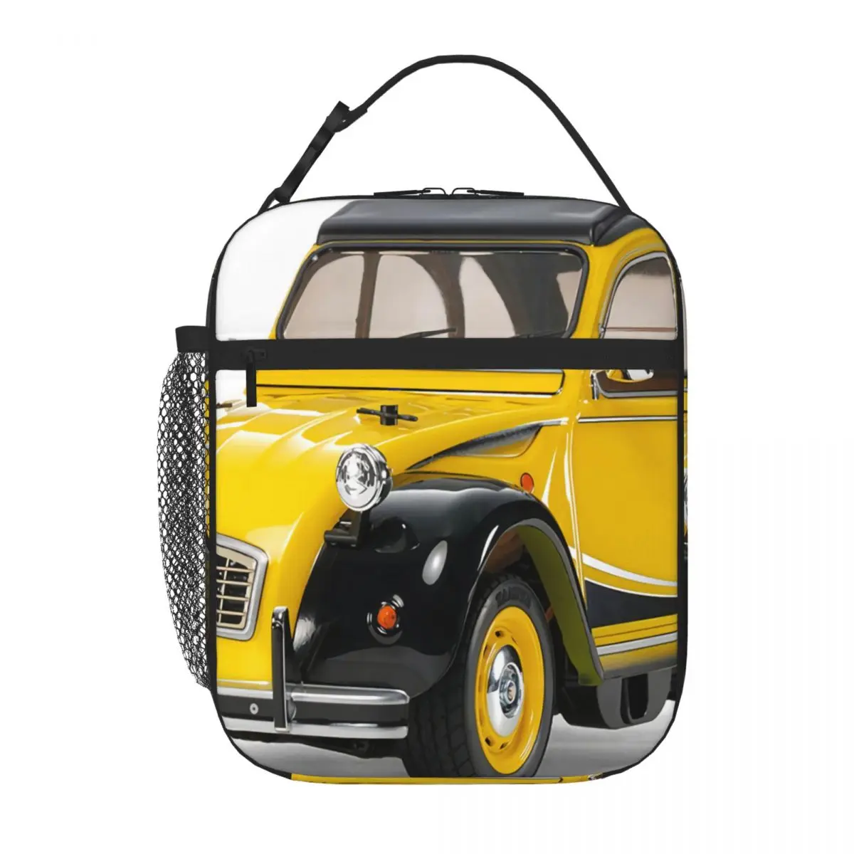 Citroen 2Cv Pranzo Elettrico Tote Lunchbag Contenitore Termico Isolato Lunch Box