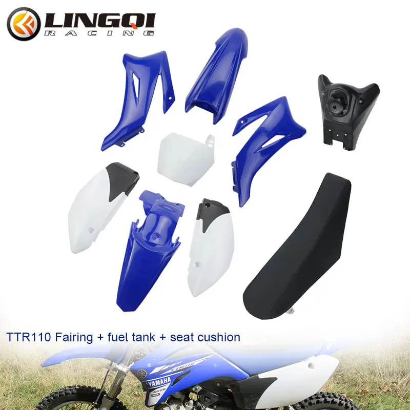 TTR110 Motocross Racing Pit Dirt Bike PP Fairing Full Body Kits