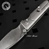 CRETACE KNIVES DUKE SERIES N690 FOLDING BLADE TC4 TITANIUM KNIFE High End Collection EDC Self Defense Folding Blade Pocketknife 4