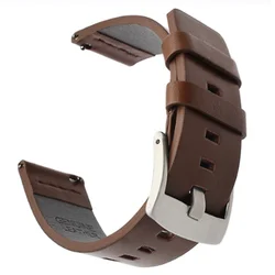 Premium Leather Quick Release Watch Band - Available in Multiple Sizes - 18mm (Coffee si)