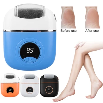 Electric Foot Grinder Foot Callus Remover IPX6 Waterproof Heel Polisher Digital Display Foot File USB Rechargeable for Pedicure 2