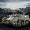 Kubing Ke 1/16 Full Scale US Stuart M5A1 Remote Control Tank Smoke Belt Expansion Simulation Model Outdoor Toy Festival Gift 3