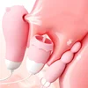 Female Masturbation Silicone Wand Nipples Clitoris Sucker G Spot Vibrator Anal Plug Egg Tongue Licking Oral Sex Toys For Women 1