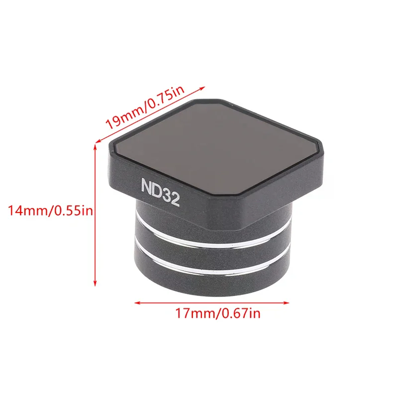 Filtre ND8/ND16/ND32 pour drone FPV 19x14mm