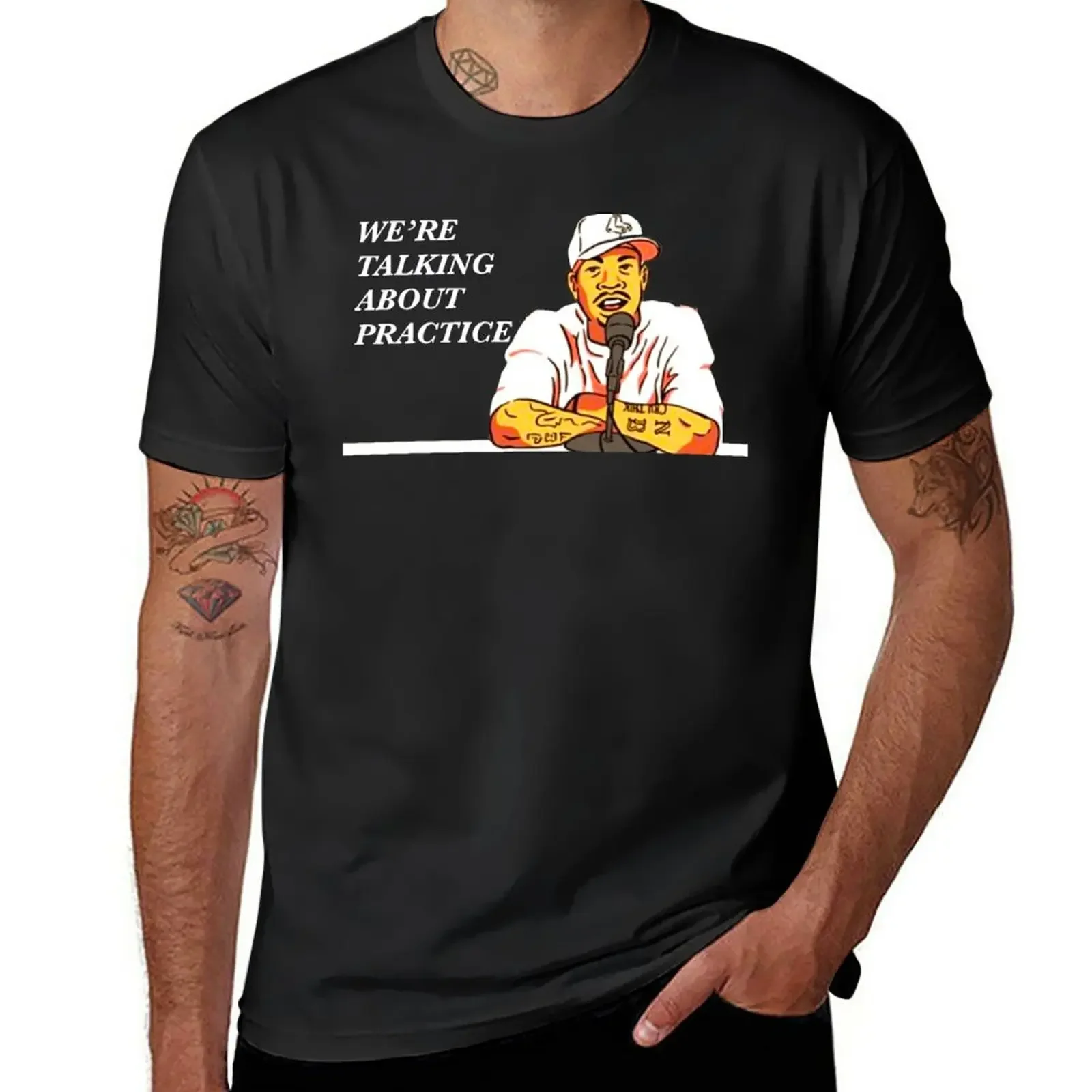

A.I. Talking about practice T-Shirt anime cute tops workout shirts for men