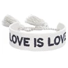 Boho tissé broderie amour poignet tricoté Bracelets d'enveloppement corde à la main tissage tressé glands ethnique femmes hommes bijoux