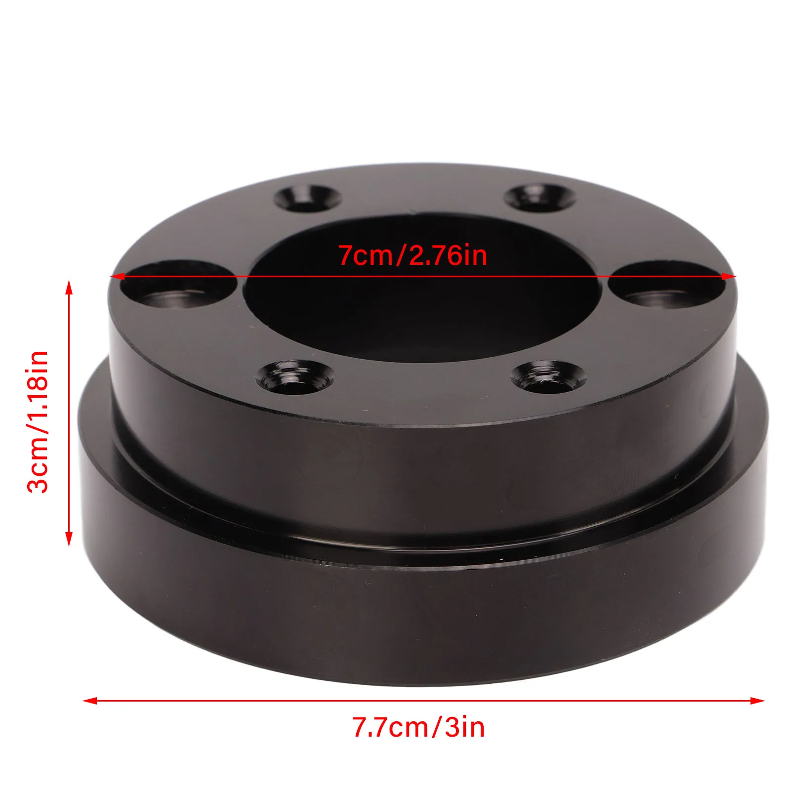 70mm 스티어링 휠 어댑터 플레이트 G29 G920 용 알루미늄 합금 13 14in 스티어링 휠 스티어링 휠 어댑터
