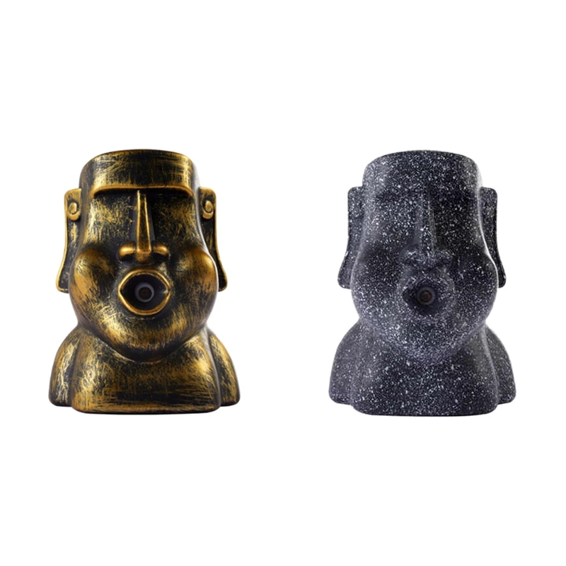 

USB Rechargeable Easter Island Moai Humidifier Timing Aroma Diffuser Mist Maker Home Office Hanging Sprayer
