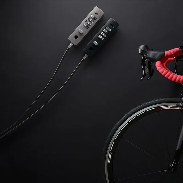 4 Digit Combination Long Rope Cable Lock Resettable Code for Bicycle Locker File Cabinet Padlock 5