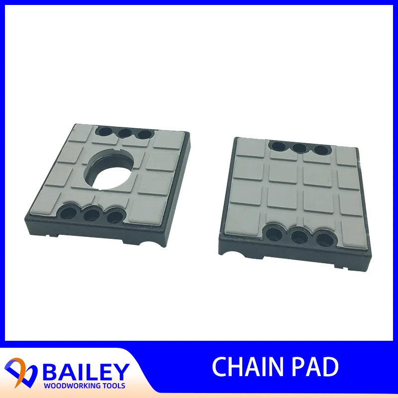 

BAILEY 10PCS CCE042 Chain Pad 77x72mm Chain Track Pads for Taiwan Double End-Milling Edge banding Machine Woodworking Tool