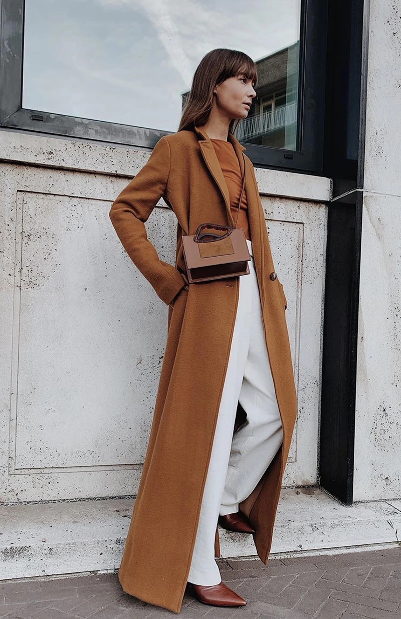 FANOSTUDIOS COWL BUTTON WOOLEN COAT | chevroletrcristofano.com.uy