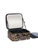 Travel Makeup Bag with LED Lighted Mirror 3 Color Scenarios Adjustable Brightness, with DIY Dividers, Toiletry Makeup Case Gift 4
