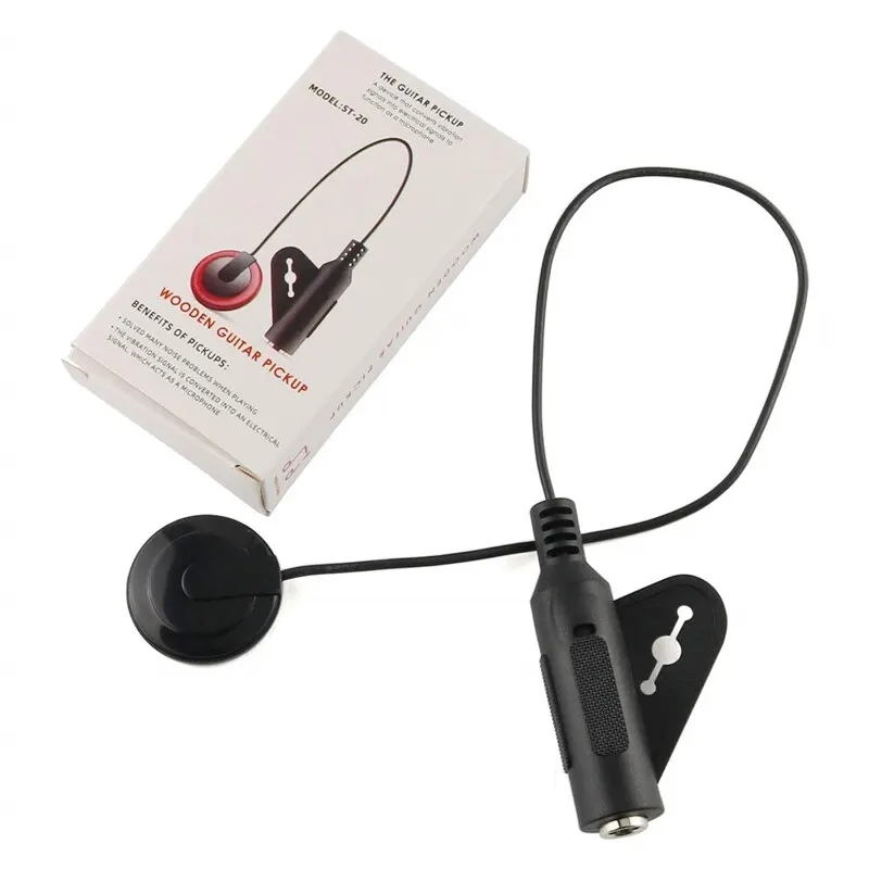 Contact Microphone Piezo Pickup Acoustic Guitar Microphone Pickup Cello Banjo Ukulele Mandolin Violin Mic Pickup Image 12