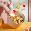 220V 1.8L 2.5L Multifunctional Electric Hot Pot Ceramic Glaze Non-stick Pot Dormitory Household Smart Electric Cooking Pot 1