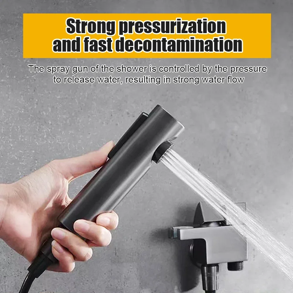 Telescopic Handheld Bidet Toilet Sprayer Stainless Steel Spray Household Bathroom Shower Head Bathroom Self-Cleaning Tools Bidet 3