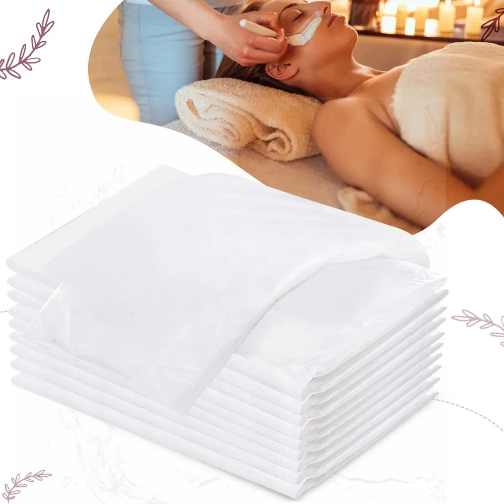 20pcs/lot Disposable Bed Sheets Beauty Salon Spa Thin Thickened SMS Sheets Non-woven Breathable Disposable Travel Hotel Sheets 2