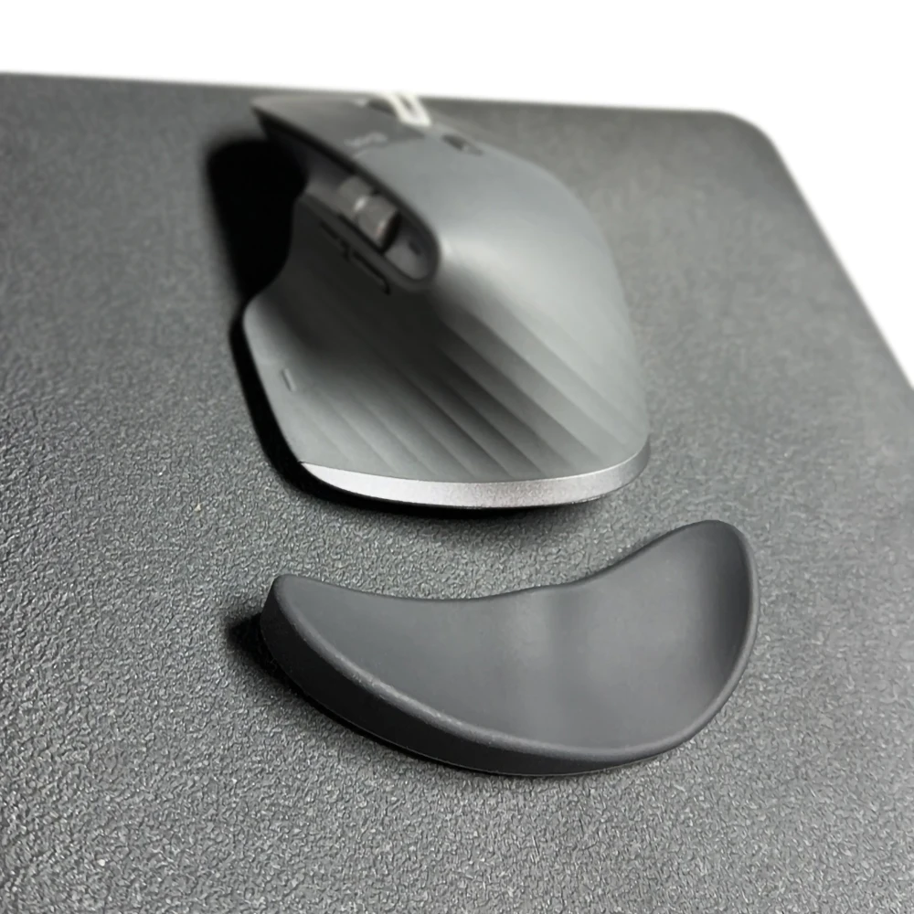 Almofada de Silicone Mão Esquerda para Logitech mx Master 3s Protetor de Pulso Suporte Palmar Pad