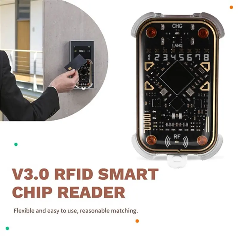 SQPP-Chameleon V3.0 RFID 스마트 칩 에뮬레이터 리더+4X화이트 카드 복사기 ID IC 125Khz 13.56Mhz 카드 태그 복사기 작가