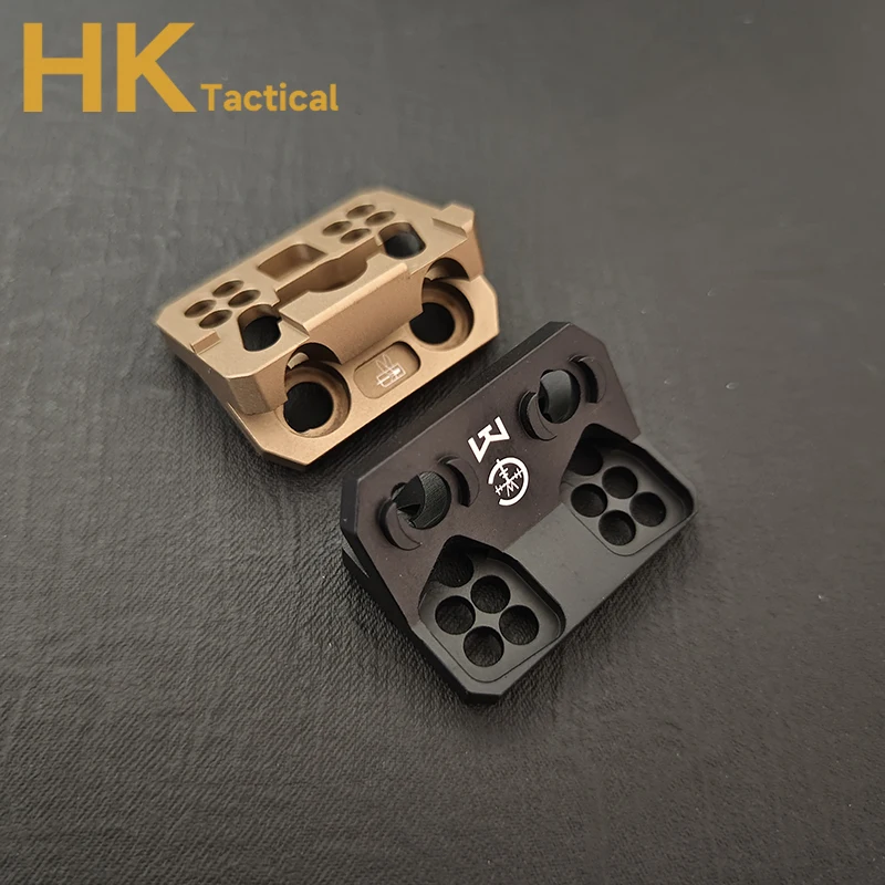 전술 손전등 6 오프셋 스카우트 마운트 금속 MLOK Keymod 레일, 에어소프트 슈어파이어 M600 M300 손전등 베이스 PLHv2 무기 라이트 마운트