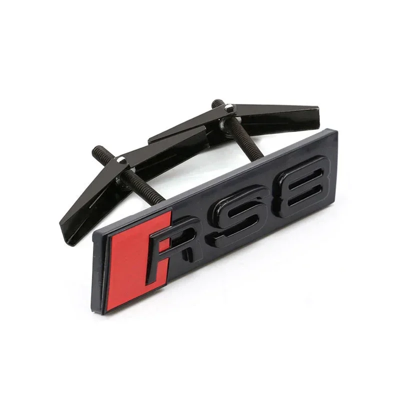 AUD-i RS3 Emblem Aufkleber - Schwarze Buchstaben Abzeichen Für Auto Heck