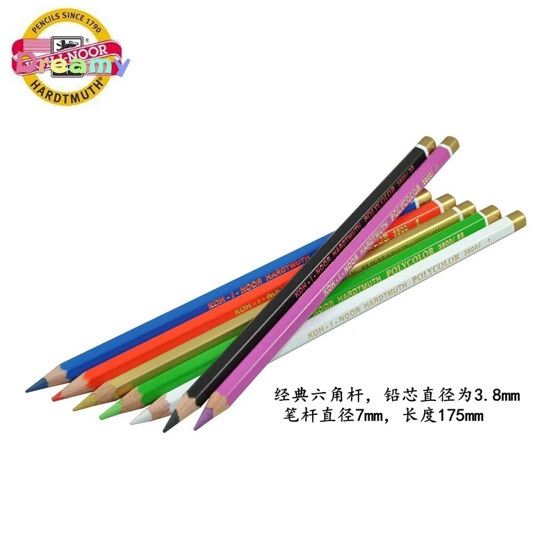 36　48　Koh-i-noor-アーティストの色鉛筆セットポリカラー12　AliExpress　24　72色。直径3.8mmの砂糖着色コア