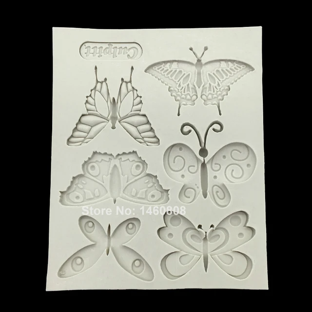 Pillangó Szilikon Penész Cukorcraft Csokoládé Cupcake Sütő Fondant Torta Díszítő Szerszámok - Image 2