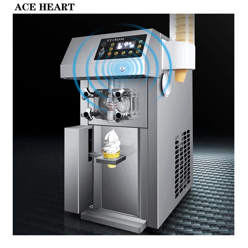 Most Popular Soft Serve Ice Cream Machine 3 Flavors Commercial Ice Cream  Machine