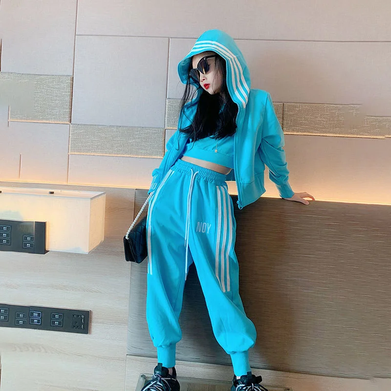 

Girls Suit Sweatshirts +Pants Cotton 2Pcs/Sets 2022 Retro Spring Autumn Thicken Sport Suits Sets Uniforms Kid Baby Children Clot