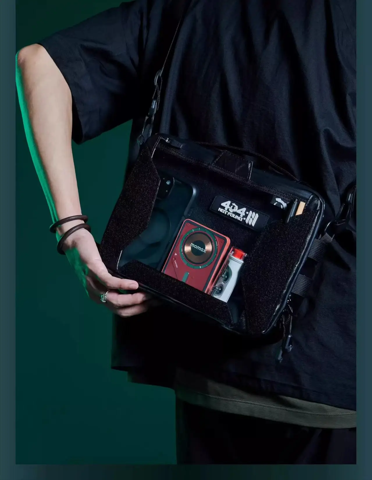 Overclock roam 25ss "Negative Display" Transparent side shoulder bag dnm xpac materials techwear accessories edc carrier 10 Overclock roam 25ss