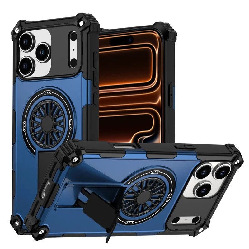 Magnetic Shockproof Protective Kickstand Armor Phone Case