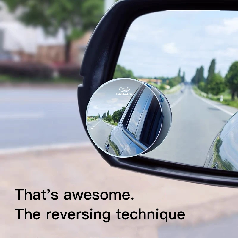 Subaru High-Definition Rearview Wide-Angle Circular Mirror