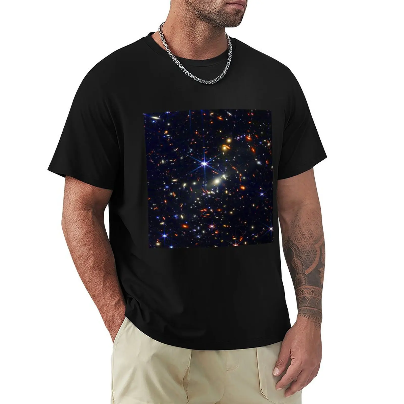 

JWST Deep Field T-Shirt vintage clothes tops blanks T-shirt men