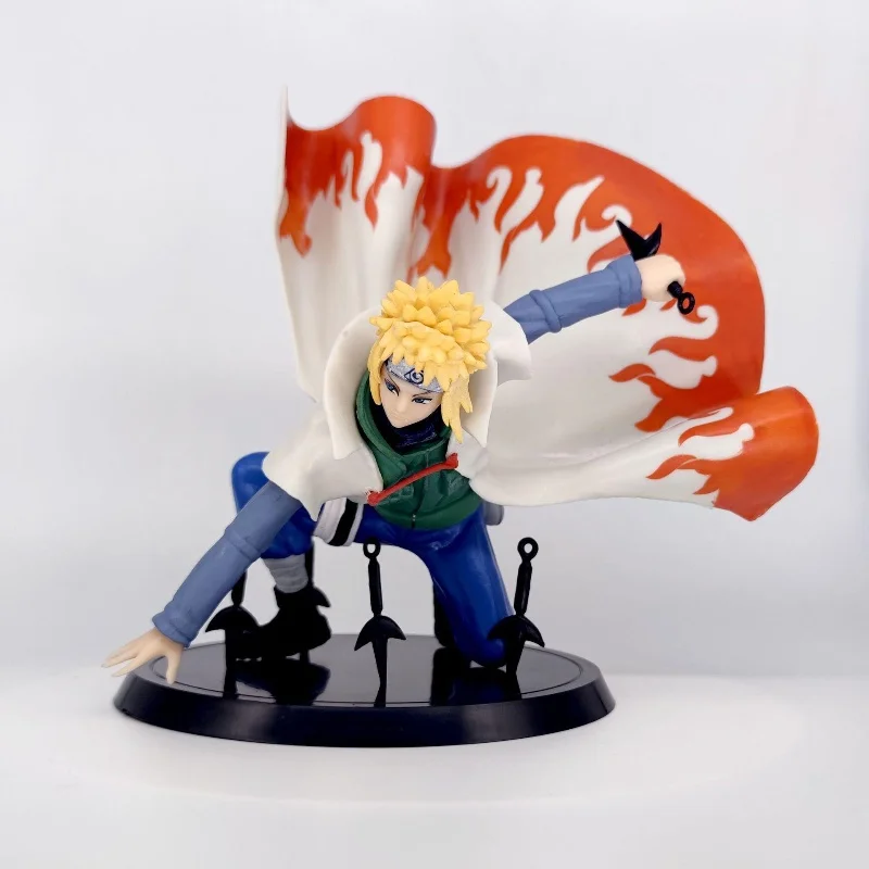 

14cm Naruto Anime Figure Namikaze Minato Pvc Action Figurine Collection Ornaments Model Doll Toys For Children Birthday Gifts