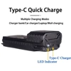 Boafeng UV-5R Battery 3800 mAh USB C Charger Enlarged for Walkie Talkie BF-F8HP UV5R UV-5RE BF-F9 5RB 5RL GT-5R Radios Extended 2