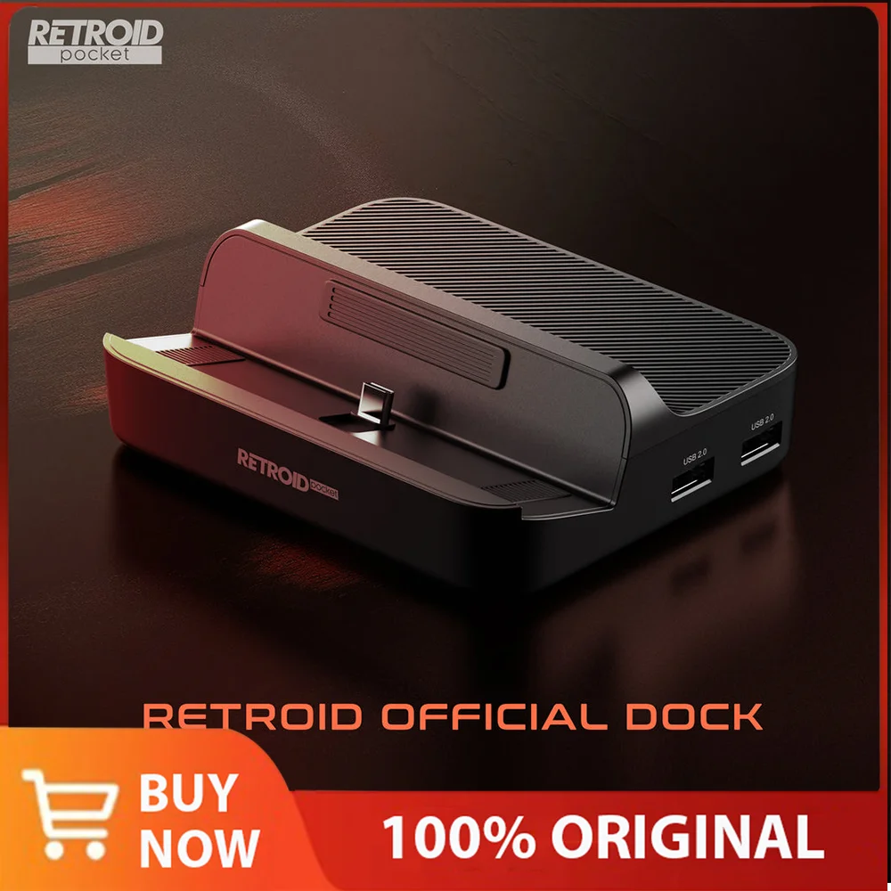 Retroid Pocket Official 7-In-1 Charging Dock RP4 RP5 full compatible PD charging HDMI output 3*USB3.0 2*USB2.0