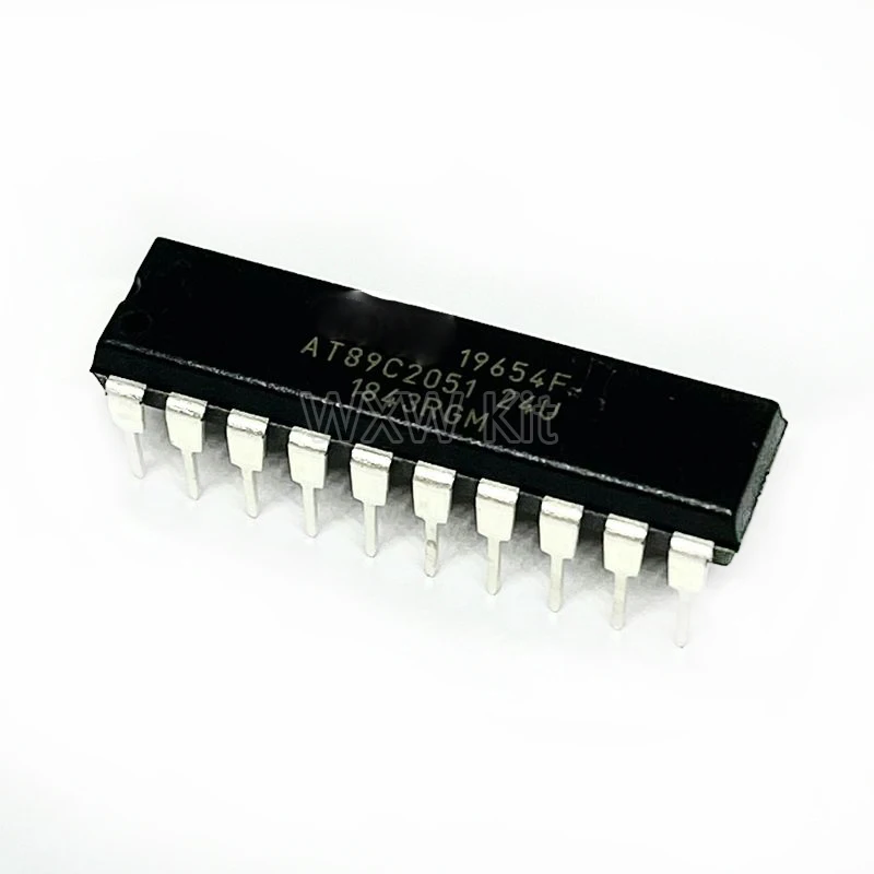 10PCS DIP-20 ATMEL AT89C2051-24PU 89C2051 DIP20 MICROCONTROLLER