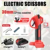 LYUWO 30MM Cordless Brushless Electric Pruning Shears Fruit Tree Bonsai Pruner Branches Cutter Power Tools For MT 18V Battery 1