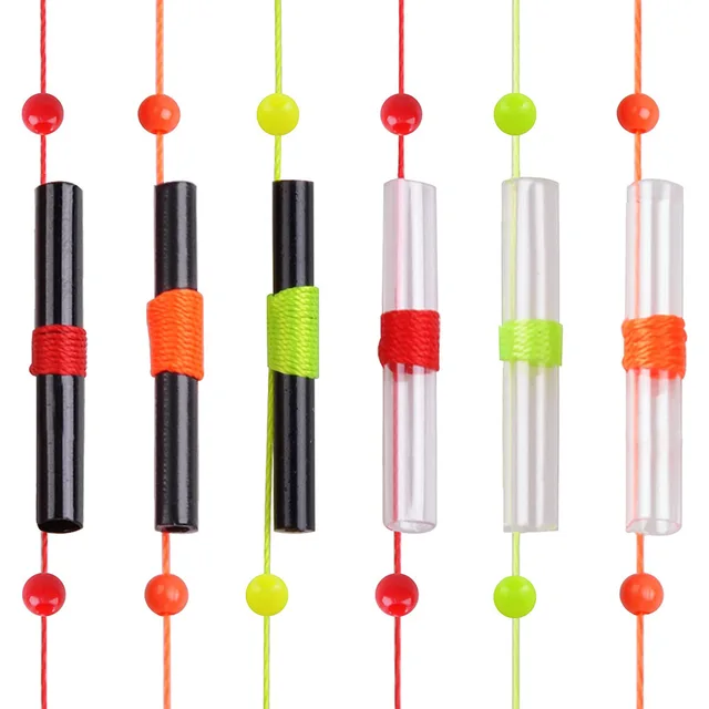 Fishing Tackle Bobber Stops 50pcs Orange Fishing Bobber Stoppers ...