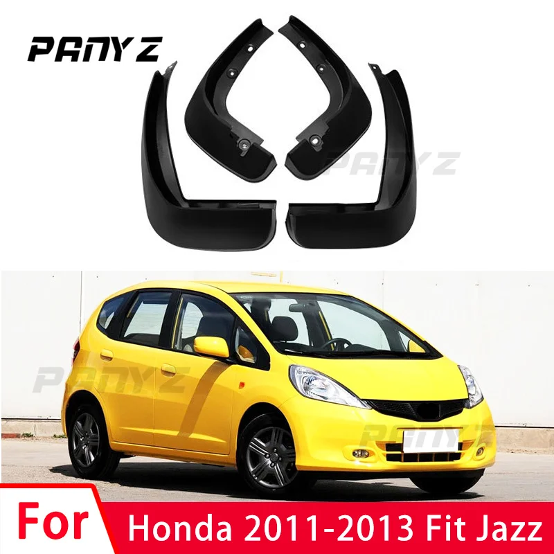 MudFlapsForHonda20112013FitJazzMudFlapSplashGuardMudguards